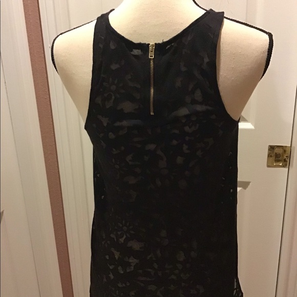 H&M Black Lacy Tank Top - Picture 4 of 5